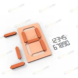 طرح لیزر آموزش اعداد پیکسی