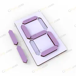 طرح لیزر آموزش اعداد پیکسی