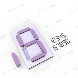 طرح لیزر آموزش اعداد پیکسی