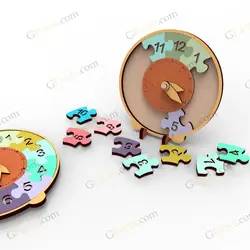 فایل لیزر ساعت آموزشی واچ