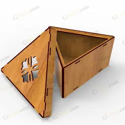 طرح لیزر باکس هدیه برمودا