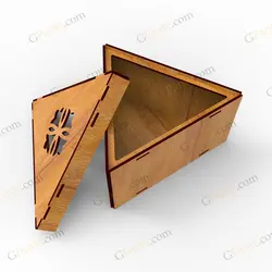طرح لیزر باکس هدیه برمودا