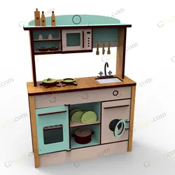 طرح لیزر بازی ماکت اشپز خانه سیتا