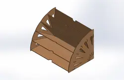 فایل آماده برش لیزری نگهدارنده پوشه