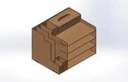 فایل لیزر جای لوازم تحریر مدل همه کاره