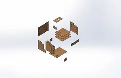 فایل لیزر جای لوازم تحریر مدل همه کاره