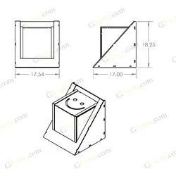 طرح برش لیزر صندوق انتقادات و پیشنهادات اریب