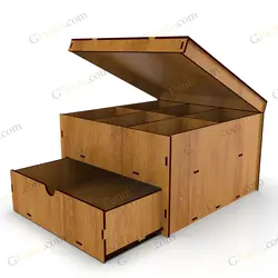 طرح لیزر باکس آجیل مهشید