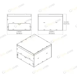 طرح لیزر باکس آجیل مهشید