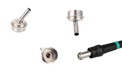 نازل هیتر سرکج 9 میلی متری کویک - HOT AIR HEATER CURVED NOZZLE 9MM QUICK