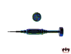 پیچ گوشتی چهارسو نوک فولادی دسته فلزی میجینگ-MIJING +1.5 SCREWDRIVER A +1.5