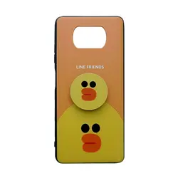 مشخصات قاب گارد شیایومی POCO X3 پاپ سوکت دار طرح LINE FRIENDS