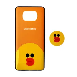 مشخصات قاب گارد شیایومی POCO X3 پاپ سوکت دار طرح LINE FRIENDS