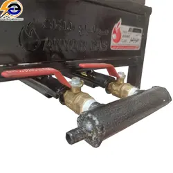 اجاق گاز دو شعله چهار پایه انوار گاز مدل مهتاب