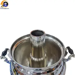 سماور گازی 15 لیتری توشه راه مدل کوپه ای ترموکوپل دار