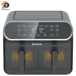 سرخ کن بدون روغن دوقلو بنس مدل BA-D801T