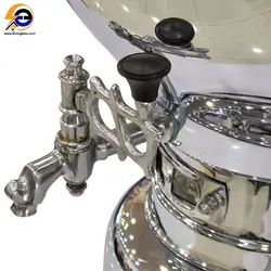 سماور گازی 8.5 لیتری عالی نسب مدل ارس