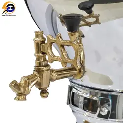 سماور گازی 8.5 لیتری عالی نسب مدل ارس نفیس طلائی