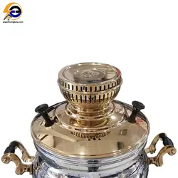 سماور گازی 8.5 لیتری عالی نسب مدل ارس نفیس طلائی