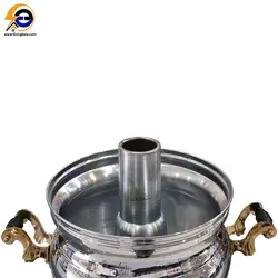 سماور گازی 8.5 لیتری عالی نسب مدل ارس نفیس طلائی