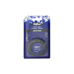 نخ دندان سیگنال حاوی زغال فعال 50 متری white now