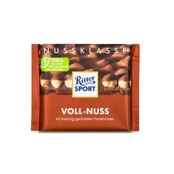 شکلات شیری با مغز فندق کامل ریتر اسپورت Ritter Sport