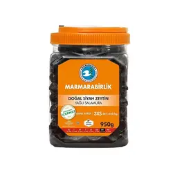 زیتون سیاه چروک هسته دار 950 گرم Marmara Birlik