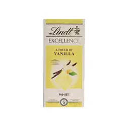 شکلات سفید با طعم وانیل اکسلنس لینت 100 گرمی Lindt