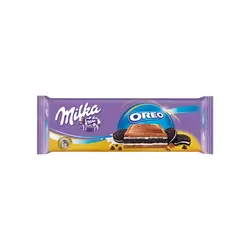 قرص بیسکویت شکلاتی میلکا شیر با بیسکویت 300 گرم Milka