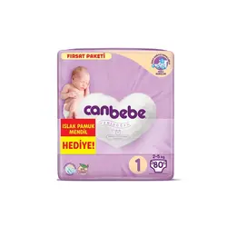 پوشک جان به به سایز 1 80 تایی Can bebe