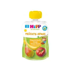 پوره ساندیسی ارگانیک موز و سیب و گلابی هیپ Hipp