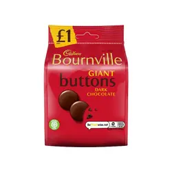 شکلات تیره کدبری 95 گرم Bournville Giant Buttons
