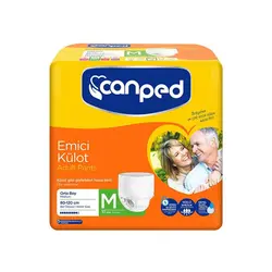 پوشک بزرگسال شورتی جان پد ترکیه سایز متوسط 9 عددی Canped1