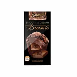 شکلات تخته ای بارامبو با طعم براونی 110 گرمی Barambo Smooth Creamy