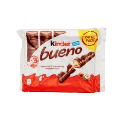 شکلات شیری کیندر بوئنو با فندق 43 گرم Kinder