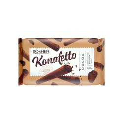 رول ویفر روشن کونافتتو پر شده با کرم کاکائو 156 گرم Roshen Konafetto