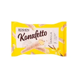 شوکو رول مغز وانیل 140 گرم کانافتو روشن Roshen Konafetto