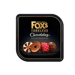 بیسکوییت شکلاتی فاکس 365 گرمی Fox's