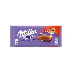 شکلات شیری با کارامل کرانچی ۱۰۰ گرم دایم میلکا Milka