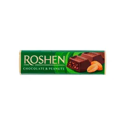 شکلات با مغز بادام زمینی روشن 38 گرم Roshen Chocolate &amp; Peanut