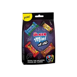 مینی ویفر شکلاتی میکس اولکر 91 گرمی Ulker