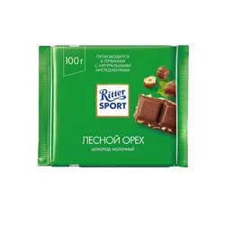 شکلات شیر و فندق ریتر اسپرت 100 گرمی Ritter Sport