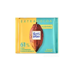 شکلات تلخ 100 گرمی ریتر اسپرت 61% Ritter Sport