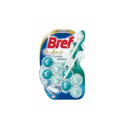 ضد عفونی کننده توپی برف برای توالت فرنگی دو تایی با رایحه گل یاس Bref