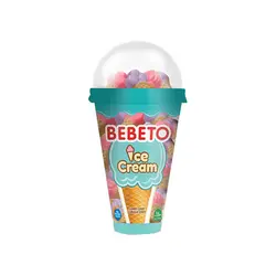 پاستیل با طرح بستنی ببتو 120 گرمی Bebeto