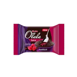 کاپ کیک شکلاتی با مغز تمشک اولالا اولکر Ulker olala