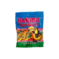 پاستیل ژله ای 80 گرمی مدل تروپی فروتی هاریبو Haribo tropi frutti
