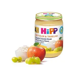 فرنی برنج وسیب و انگور ارگانیک هیپ Hipp