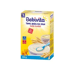 غذای کمکی سرلاک شیر و آرد سولینا 300 گرم ببویتا Bebivita