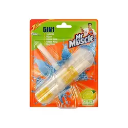 خوشبو کننده توالت فرنگی 30 گرم مستر ماسل با رایحه لیمو ترش Mr Muscle